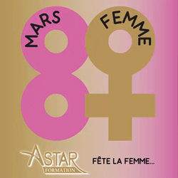 Carte Astar Formation fête la femme